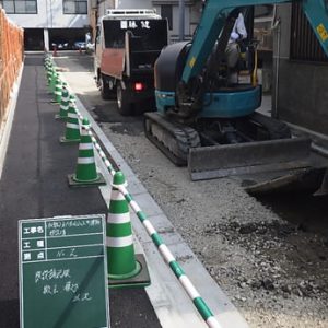 舗装工事（東九条）
